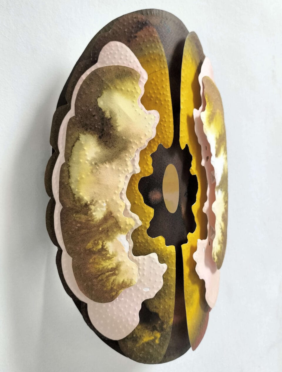 OPM, Masque II, 16,5 x 27 cm, papier, encre, 2023