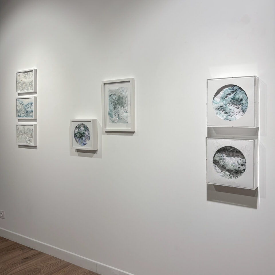 Topographies - Papier, encres, pigments - 2024